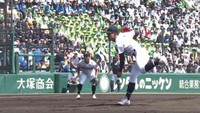 岡山学芸館 先発の田路惣一朗