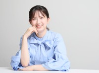 西尾桃アナウンサー（撮影・石井剣太郎）