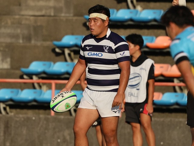 ラグビー - 明治大学・西野帆平 重戦車軍団を引っ張るHOは「スクラムで