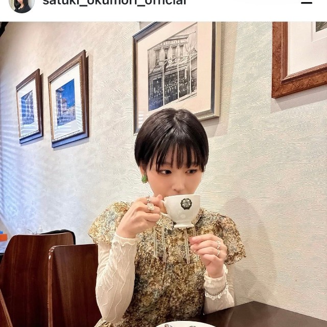 奥森皐月（@satuki_okumori_official）さんのインスタグラムより