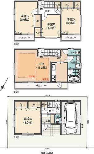 住宅の間取り図