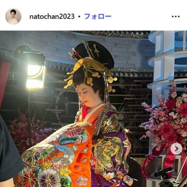 名取裕子のインスタグラム@natochan2023より