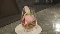旬のフルーツパフェ（28日～提供）　税込み1100円