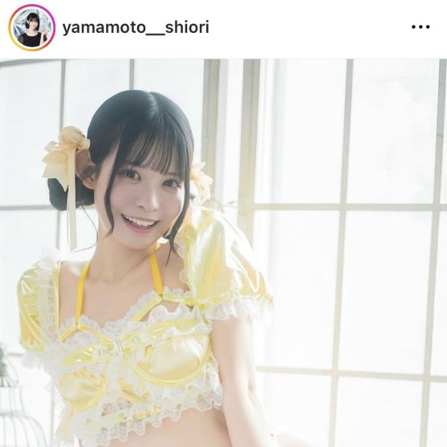山本栞インスタグラム＠yamamoto__shioriより