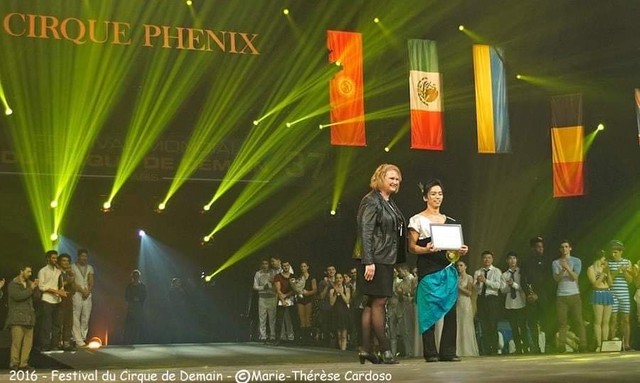 2016年、フランス・パリで開かれた「コンテスト・シルク・ドゥ・ドゥマン」で審査員特別賞を受賞