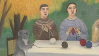 岡山市出身の画家、吉行鮎子さんの絵画