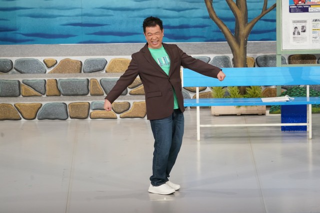 「オーシャンビュー」を決める兼光タカシ