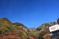 山麓の紅葉　雲亭駅付付近　寒霞渓ロープウェイ提供