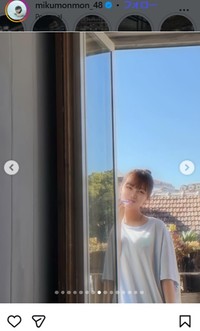 田中美久のインスタグラム＠mikumonmon_48より