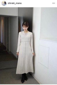 白木愛奈アナのインスタグラム＠shiraki_manaより