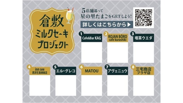 倉敷ミルクセーキプロジェクト　提供：阪本鶏卵