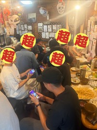 別の日の店内。伝票を見たら席数35に対して48人の自衛隊員が（居酒屋 超ことぶき提供）