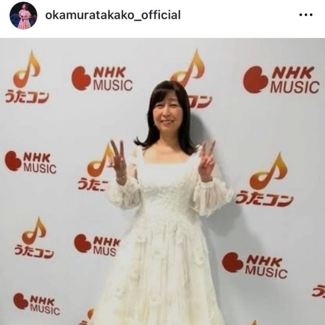 岡村孝子インスタグラム＠okamuratakako_officialより