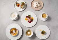 おかゆフルコースの一例。お粥ってこんなに色々アレンジできるんですね