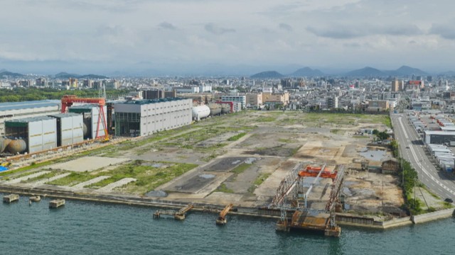 取得した土地　提供：タダノ