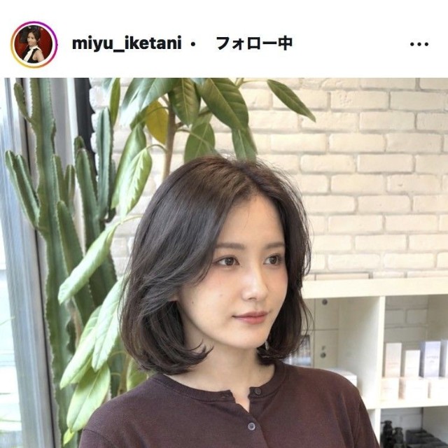 池谷実悠アナウンサーのインスタグラム＠miyu_iketaniより
