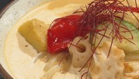 冷たい！？新感覚なカレーうどん　クリーミー＆ピリ辛でやみつきに　香川・丸亀市