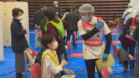 新型コロナウイルスワクチンの集団接種に向けて訓練　岡山・赤磐市