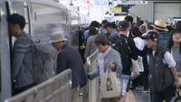 ゴールデンウィーク最終日　ＪＲ岡山駅もＵターン客で混雑