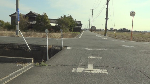 事故があった現場　倉敷市茶屋町早沖