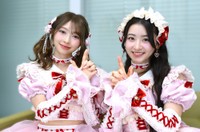 辻野かなみ（左）と杏ジュリア(撮影・金居みつよし）