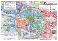つじさん作成万博マップ。「予約が必要」など情報が記載されているのも好評