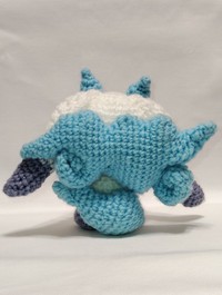 「炎のようにもやもやとしたパーツの形にこだわりました」（提供：Atelier Girouette -アトリエ・ジルエット-さん）