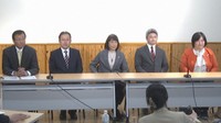共産党岡山県委員会の会見　岡山県庁