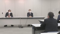 新議長と副議長の就任会見（香川県庁　2022年4月）