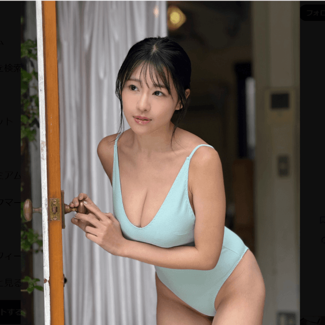 「FLASH」（26年5月12日発売号）に登場した葵りんごのオフショット　本人のX（@aoiringo_01）より