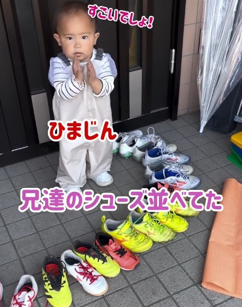 できた～！とうれしそう♡（提供：＠miyasaya2024さん）