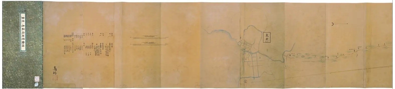 東京・青森間測量絵図