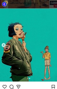 ゴリラズのインスタグラム＠gorillazより