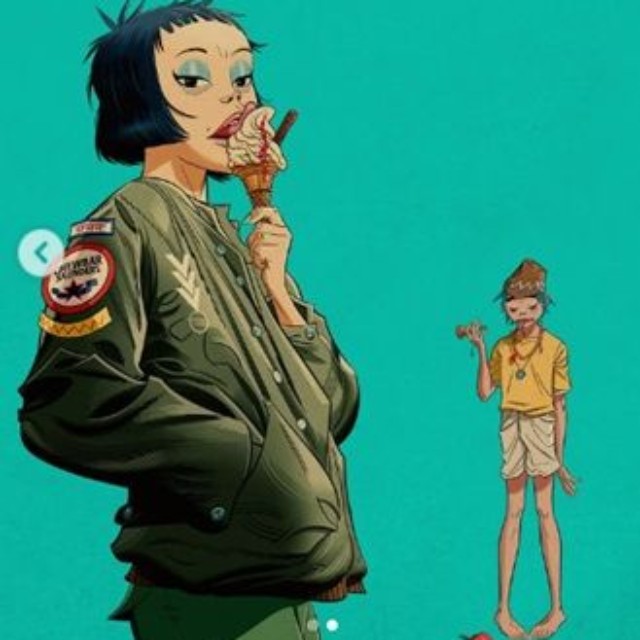 ゴリラズのインスタグラム＠gorillazより