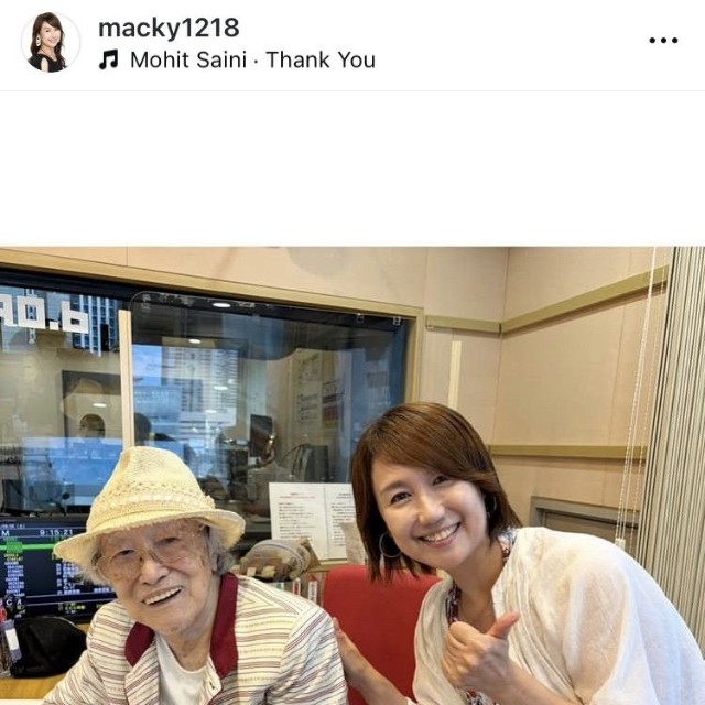 小林万希子アナのインスタグラム＠macky1218より