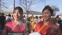  香川県では　12の市と町で二十歳を祝う式典が開かれる