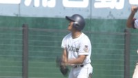 岡山学芸館／藤原選手　同点打