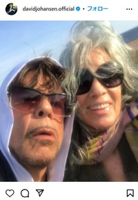 デヴィッド・ヨハンセンさんのインスタグラム＠davidjohansen.officialより