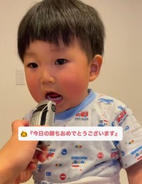 ノリノリでインタビューに答えます♪（提供：＠2525satobabyさん）
