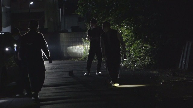 事件があった路上　高松市田村町　2024年6月