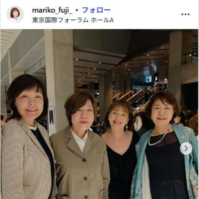 藤真利子のインスタグラム@mariko_fuji_より