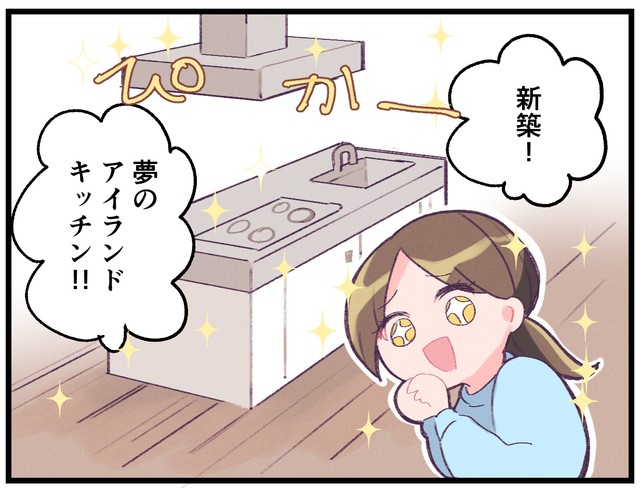 夢のアイランドキッチンでしたが…