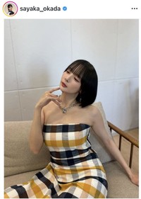 岡田紗佳のインスタグラム＠sayaka_okadaより