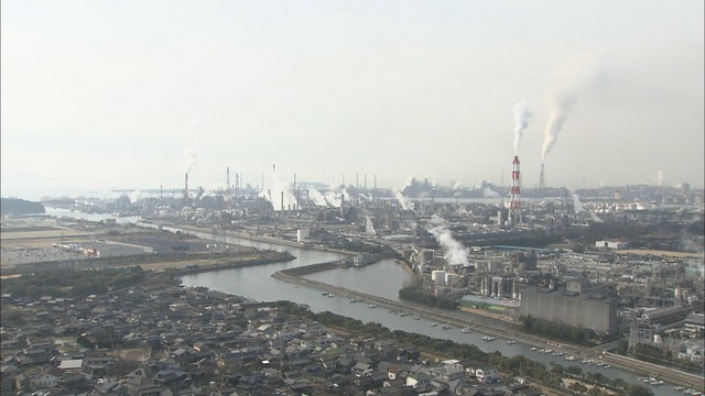 水島コンビナート　倉敷市