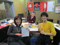 2016年12月5日、ニッポン放送「高田文夫のラジオビバリー昼ズ 」にゲスト出演した中島歩さん（右）（同番組公式Xから）