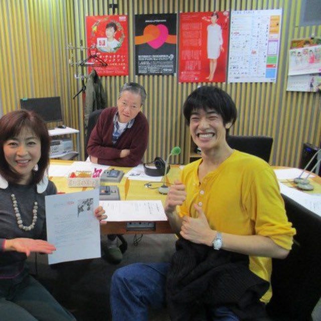 2016年12月5日、ニッポン放送「高田文夫のラジオビバリー昼ズ 」にゲスト出演した中島歩さん（右）（同番組公式Xから）