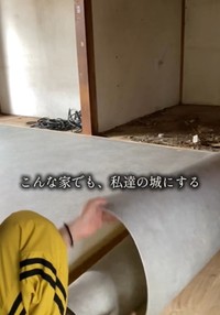 床作業の最中には失敗もしばしば／Hikariさん（@hikari_diy48nagano）さん提供