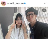 「美人過ぎる」と話題の次女・おとさん（つるの剛士公式インスタグラムより）