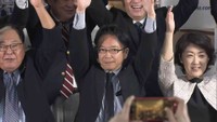 香川3区で当選を決めた大野敬太郎さん（自民・前）27日