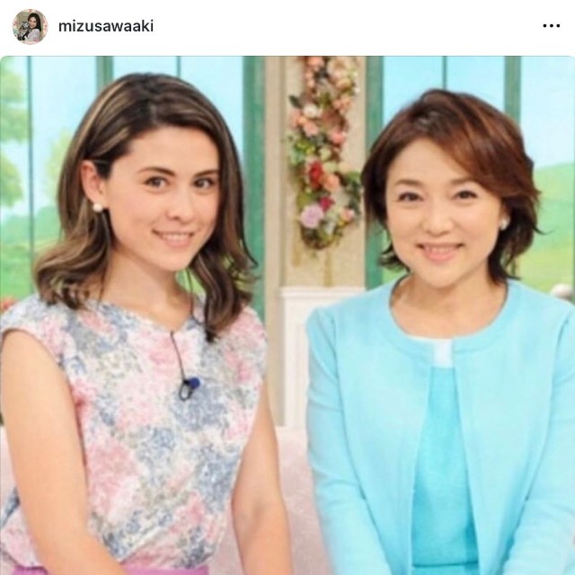 水沢アキさん（右）と娘のフランセスさん（水沢アキさんのインスタグラムから）